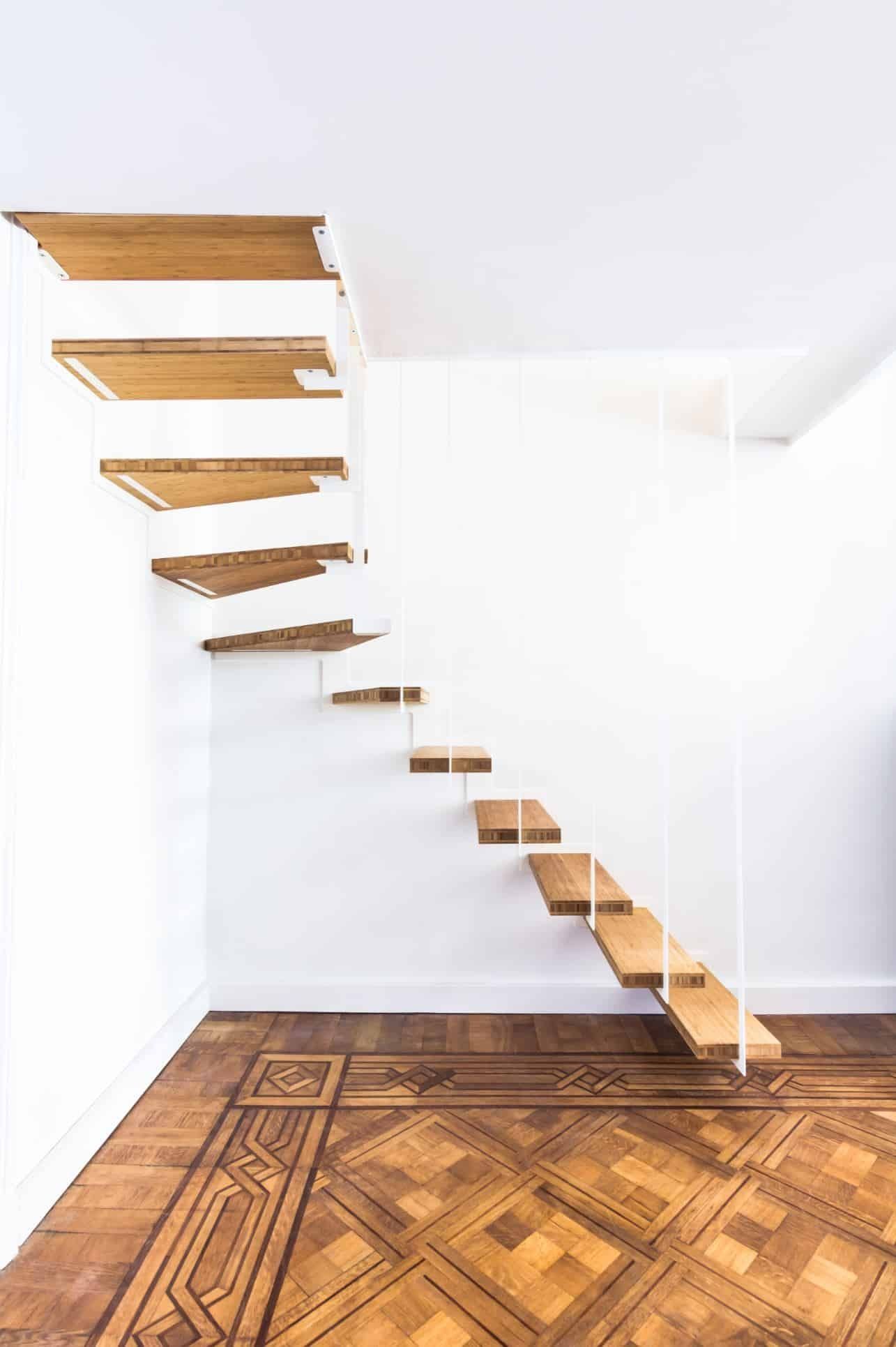 Escalier Up avec rambarde et bureau sur-mesure