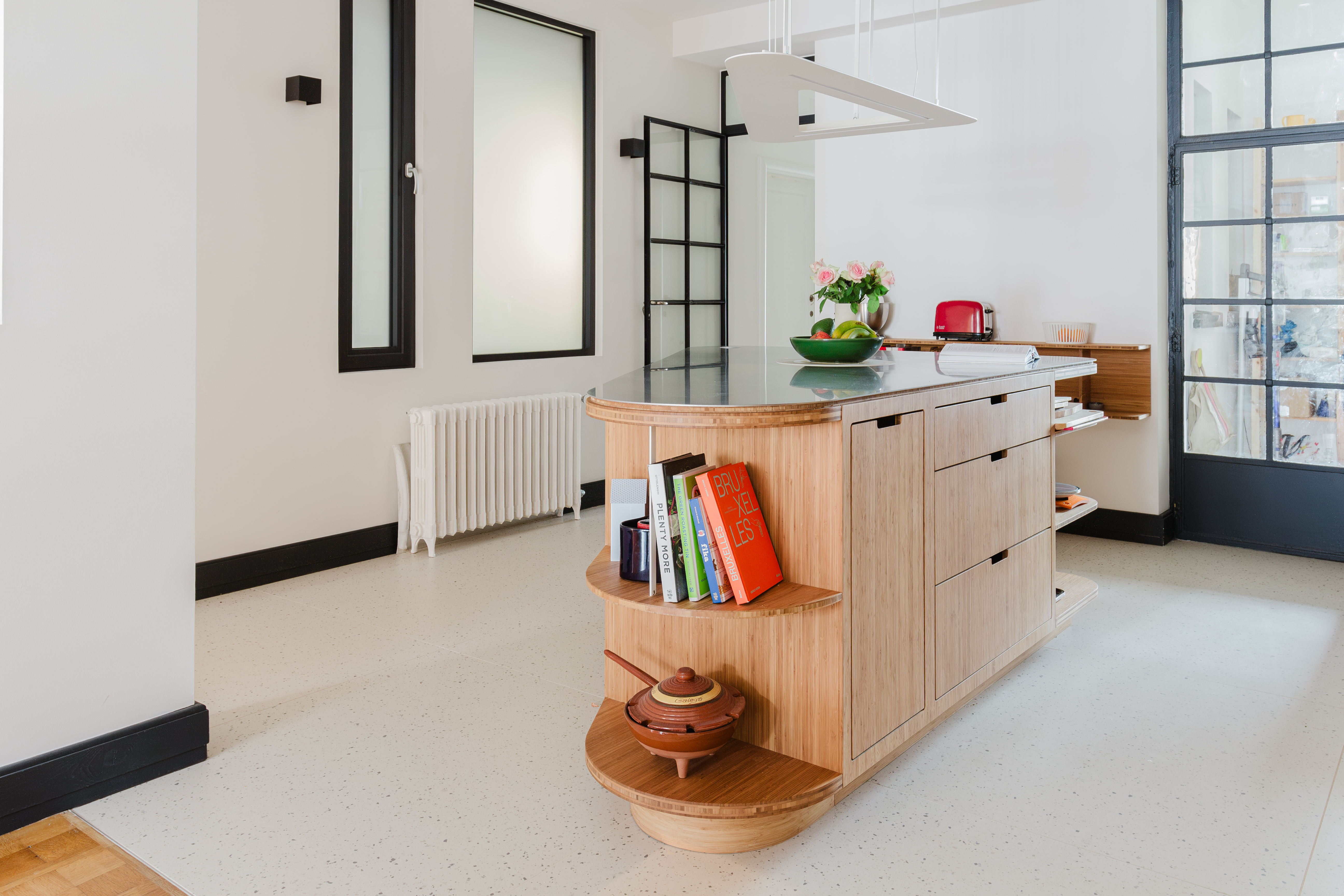 Ilot central - cuisine sur mesure